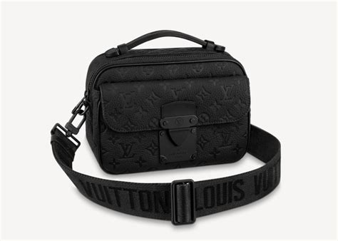 Louis Vuitton S Lock Messenger Bag in Monogram Taurillon 